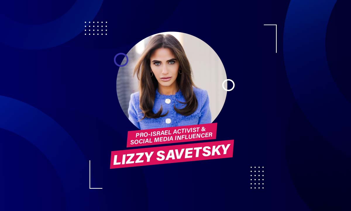 Lizzy Savetsky Protestor Pro-Israel Activist & Social Media Influencer Lizzy Savetsky - Temple ...